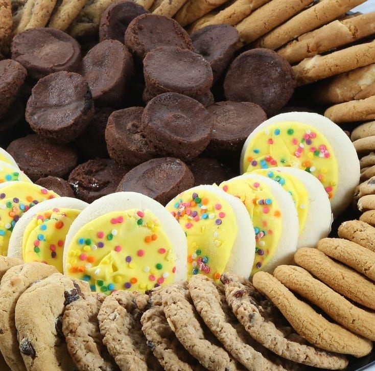 Cookie and Brownie Platter AllStar Party World Indoor Party Place